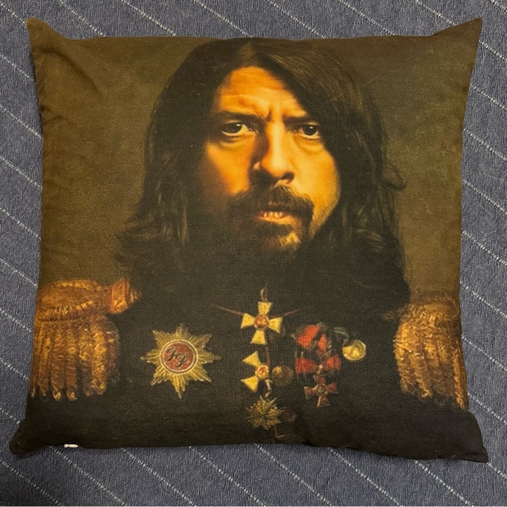 Dave Grohl Decorative Pillow Cover - cover only/pillow not included